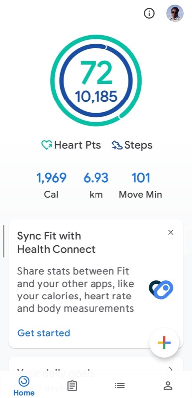 10,185 steps, within a week, 10,000 daily steps became her new normal