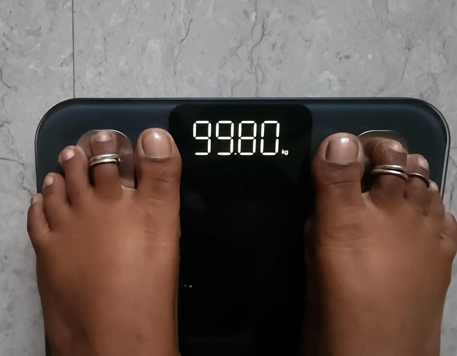 Lalitha at 99.80 kg, under 100 for the first time in years