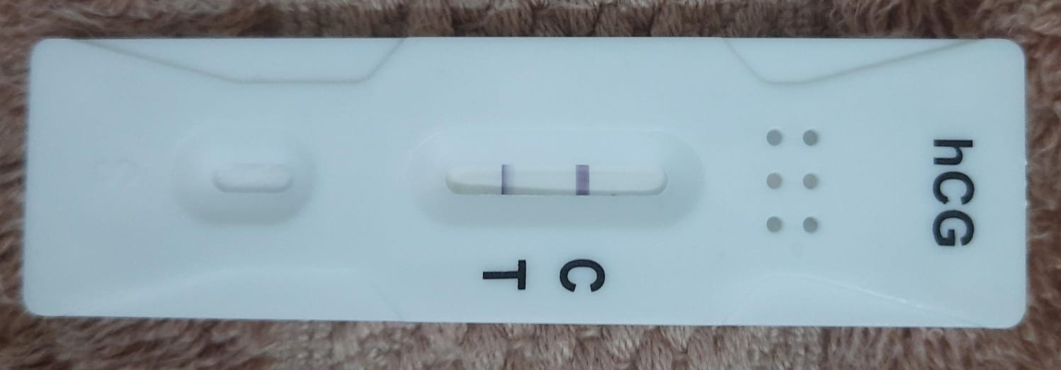 The moment everything changed: a positive pregnancy test