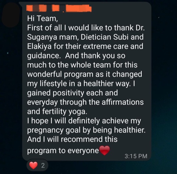 Patient crediting team for healthier lifestyle and positive mindset through program