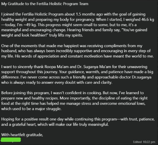 New mother praising comprehensive lactation session and baby's healthy weight gain