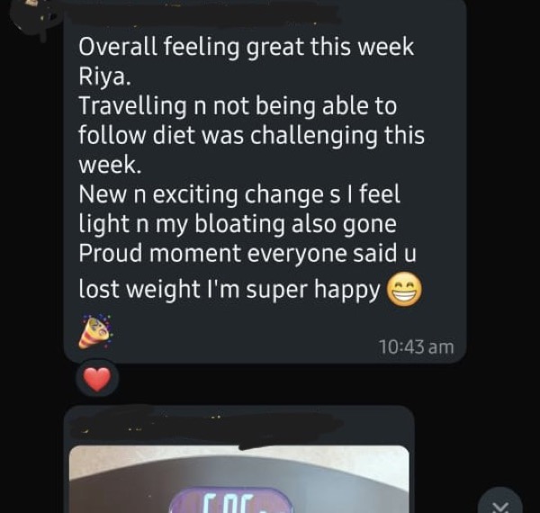 PCOS patient praising regular monitoring and personalized approach