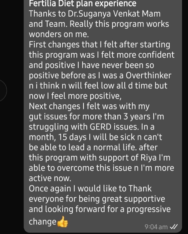 Patient learning sustainable PCOS management through diet and exercise